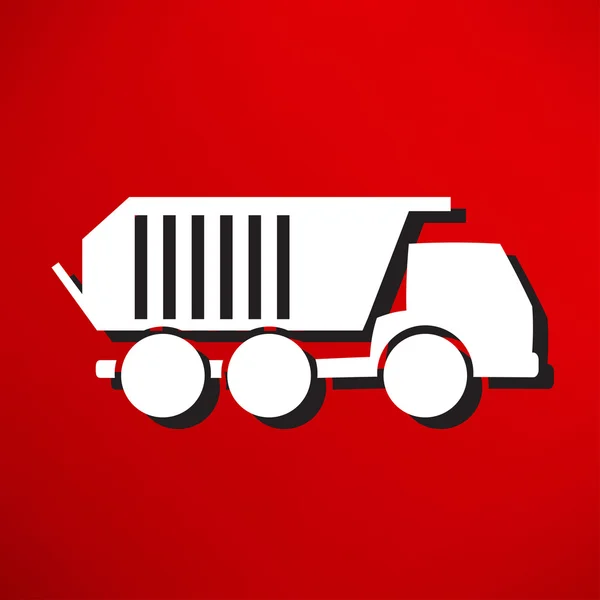 Icon of car, truck, transport — Stock Vector