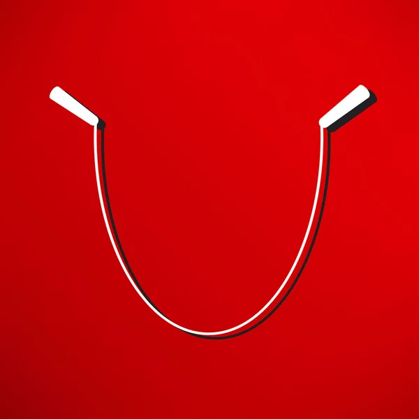 Icône de corde de gymnase, sport — Image vectorielle