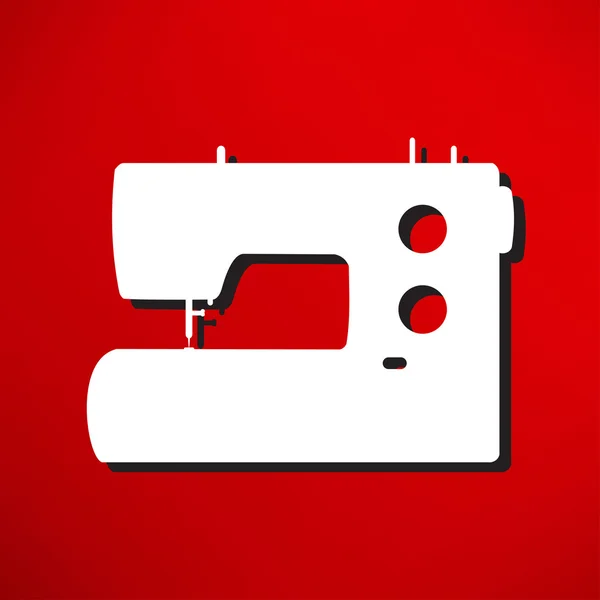 Icono de la máquina de coser, sastre — Vector de stock