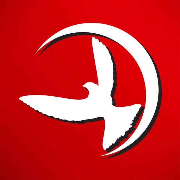 Dove of Peace Icon — Stock Vector