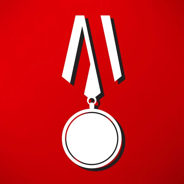 Medalj, award ikonen — Stock vektor
