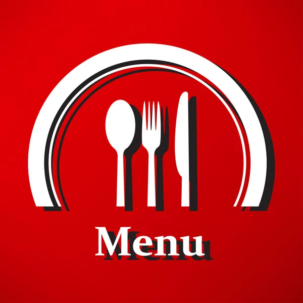 Restaurace menu retro plakát — Stockový vektor