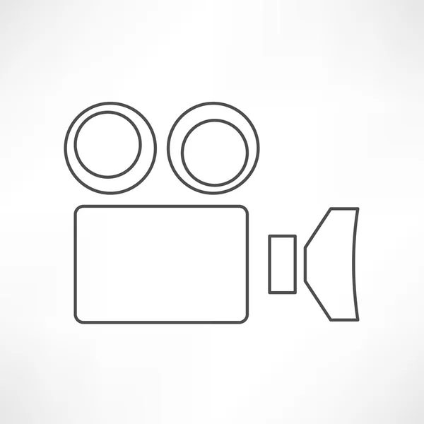 Cámara de vídeo, cámara, icono de vídeo — Vector de stock