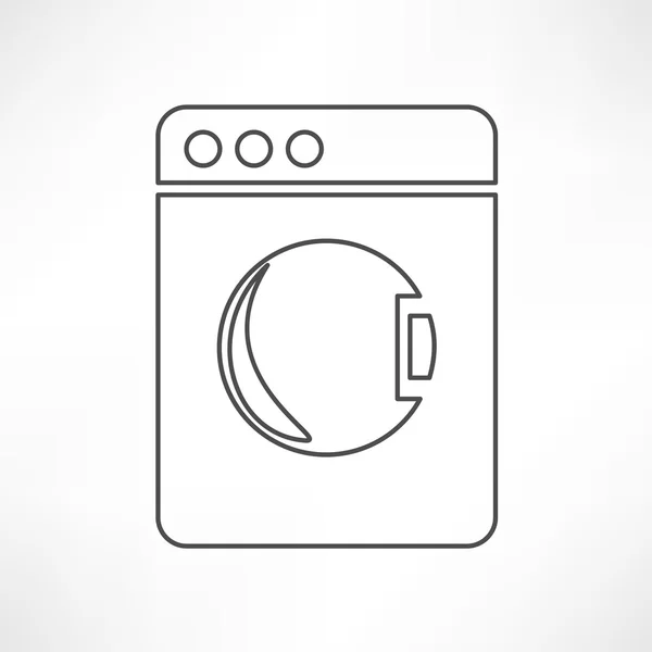 Ikon mesin cuci - Stok Vektor