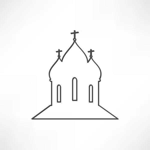 Kościół prawosławny, religia ikona — Wektor stockowy
