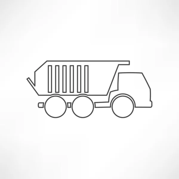 Icono de coche, camión, transporte — Vector de stock