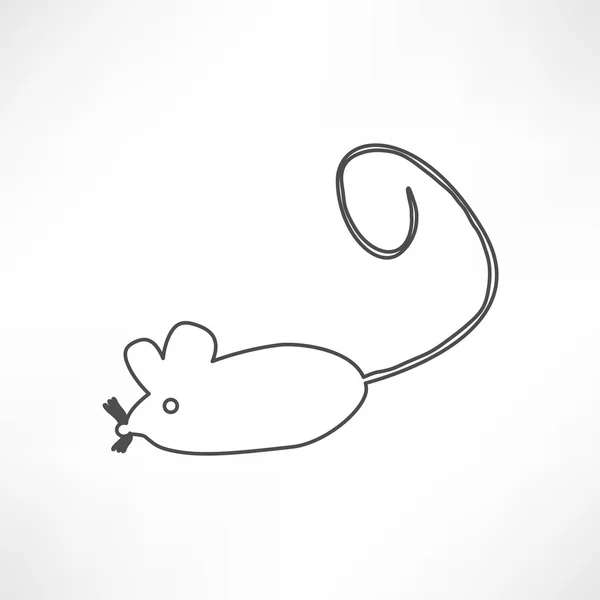 Ποντίκι, των ζώων, αρουραίος εικονίδιο — Διανυσματικό Αρχείο