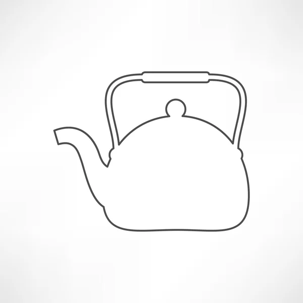 Icon of Tea maker, teapot — Stock Vector