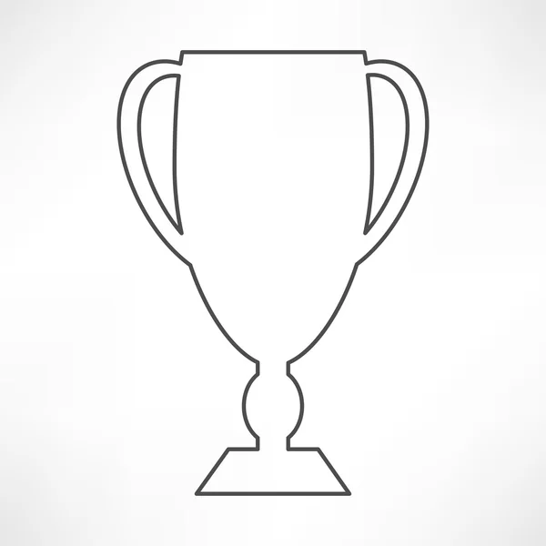 Icono Copa de Campeones — Vector de stock