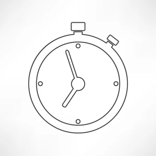 Reloj, icono de tiempo — Archivo Imágenes Vectoriales