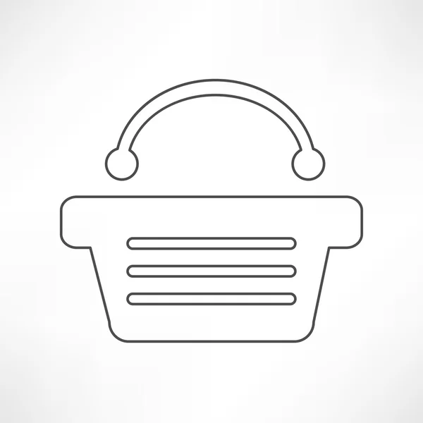 Bolsa de compras, icono de venta — Vector de stock