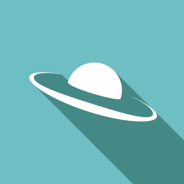 UFO, vreemdeling, ruimte pictogram — Stockvector