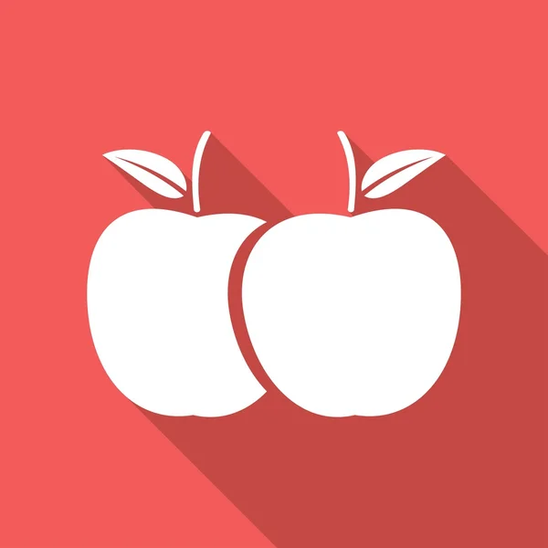 Apples, fruit Icon — Stock Vector