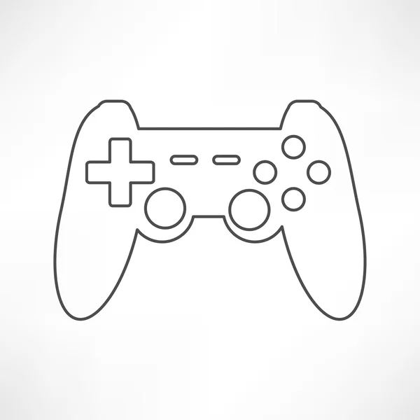 Spel joystick pictogram — Stockvector