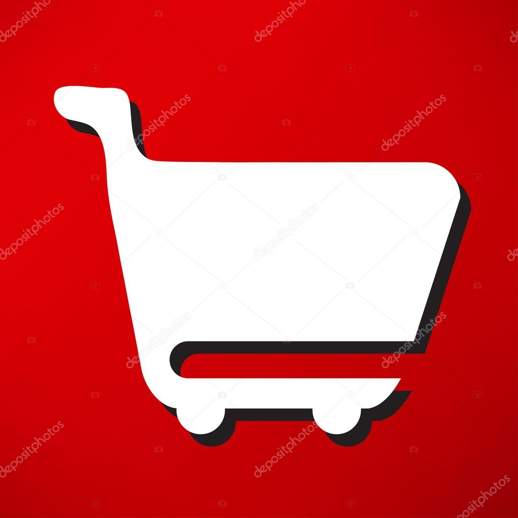 Shopping cart, sale icon