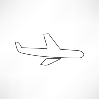 Uçak, seyahat simgesi