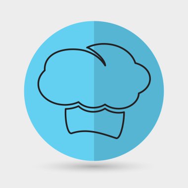 Simge chef şapka, yemek