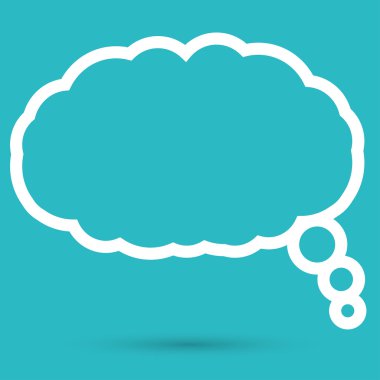 konuşma bulut, balonu simgesinin