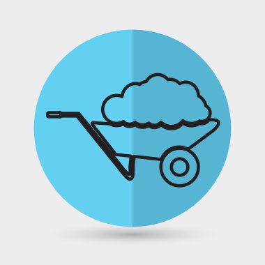 el arabası, inşaat simgesi