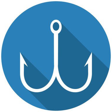 Balıkçılık kanca simgesi