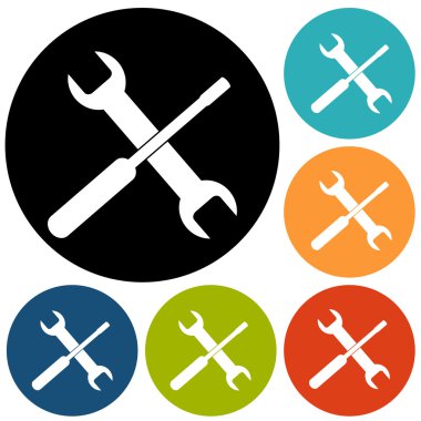Ayarları, onarım Icons set