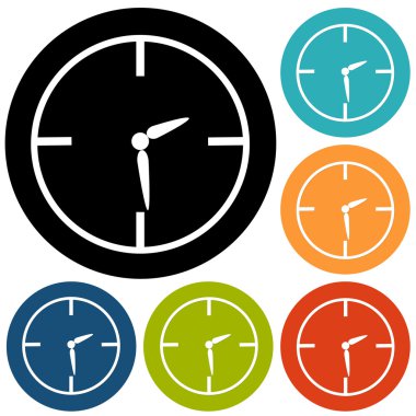 Saat, saat Icons set
