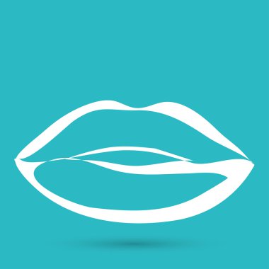 Öpücük, dudak simgesi