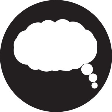 konuşma bulut, balonu simgesinin