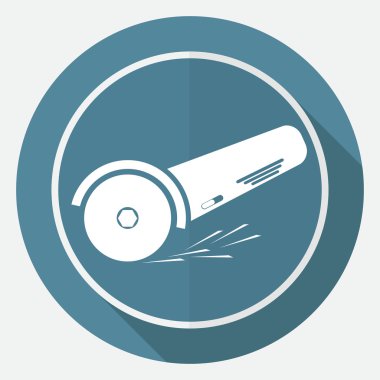 açı değirmeni, aracı simgesini