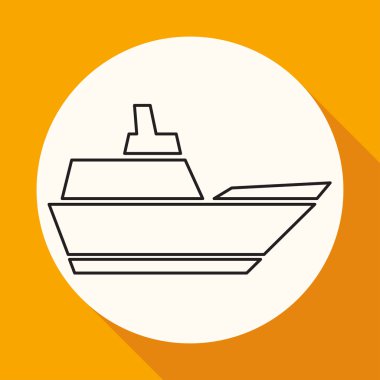 Gemi, cruise, simge seyahat