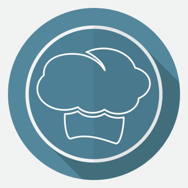 Simge chef şapka, yemek