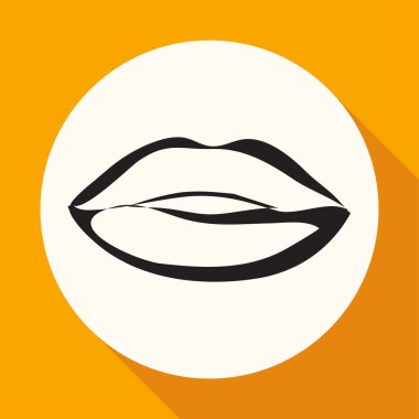 Öpücük, dudak simgesi