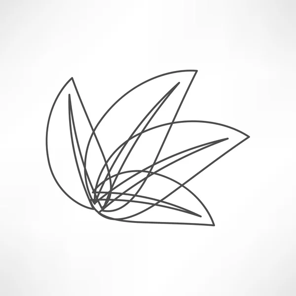 Folhas, ícone ecológico —  Vetores de Stock