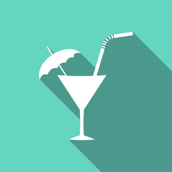 Cocktail, boisson Icône — Image vectorielle
