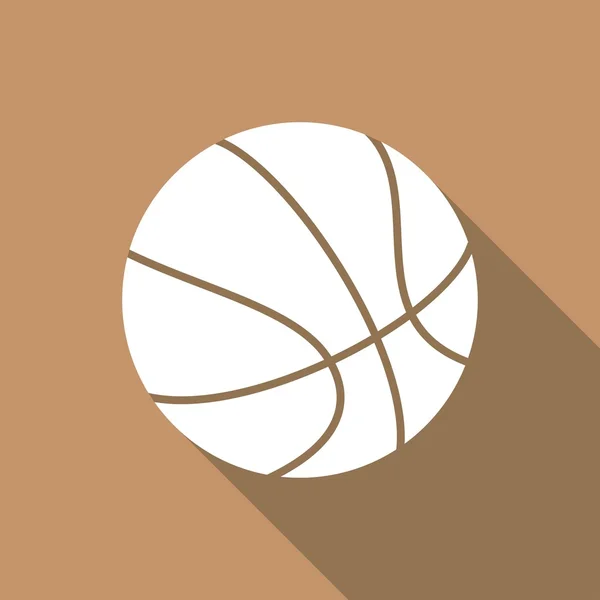 Ícone da bola de basquete —  Vetores de Stock