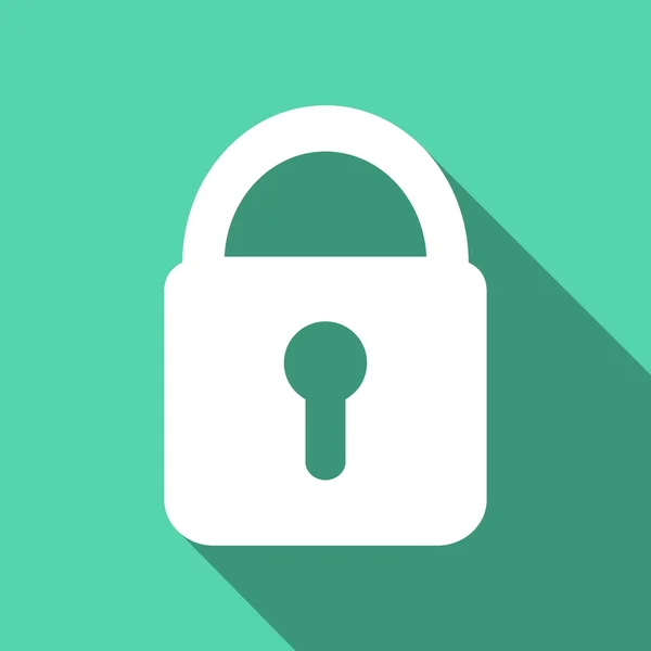 Verrouillage, cadenas, icône de sécurité — Image vectorielle
