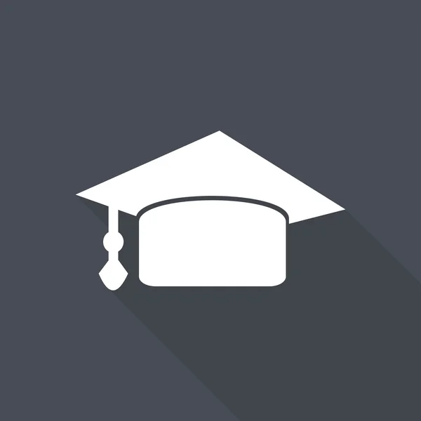 Icône de graduation cap — Image vectorielle
