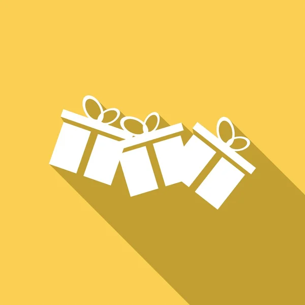Geschenkboxen-Symbol — Stockvektor