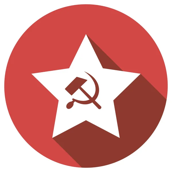 Simbol socialist, simbol stelar — Vector de stoc