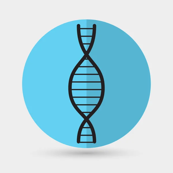Šroubovice DNA, medicína ikonu — Stockový vektor