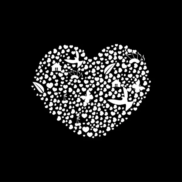 Amour coeur symbole — Image vectorielle