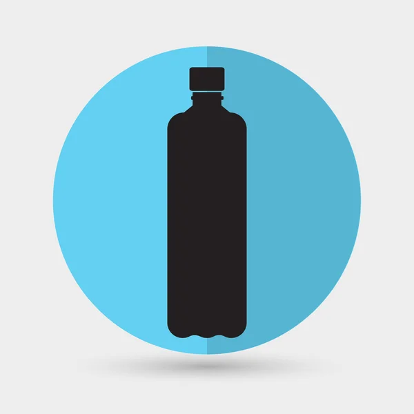 Icono de botella de agua — Vector de stock