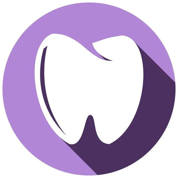 Tand, tandheelkundige zorg pictogram — Stockvector