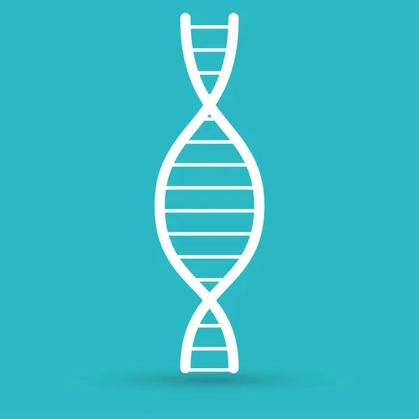 Dna helix, medizinische Ikone — Stockvektor