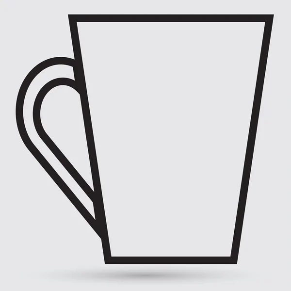 Tasse, Getränk-Symbol — Stockvektor