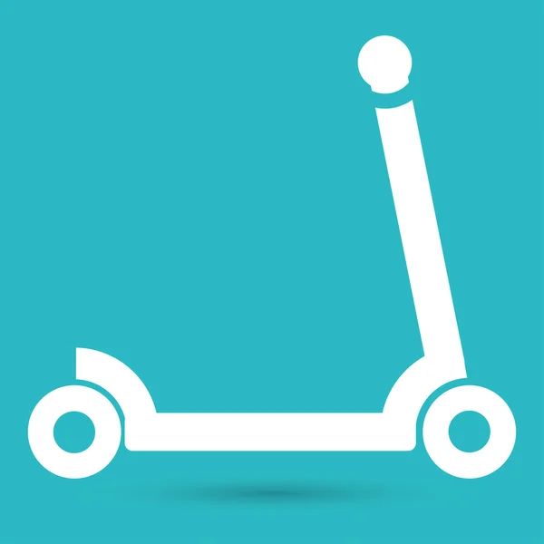 Скутера велосипеді значок — стоковий вектор