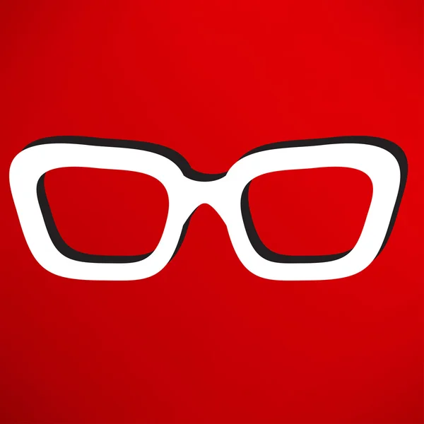 Brille, Optik-Symbol — Stockvektor