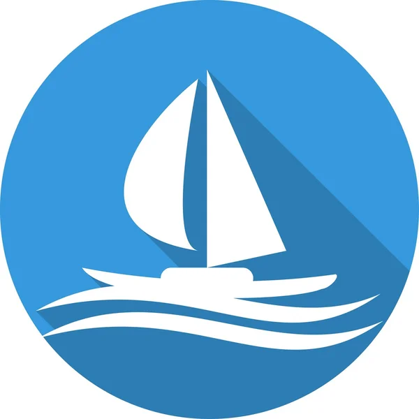 Navio, cruzeiro, ícone de viagem —  Vetores de Stock