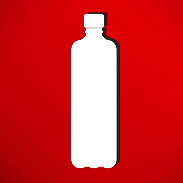 Значок бутылки с водой — стоковый вектор