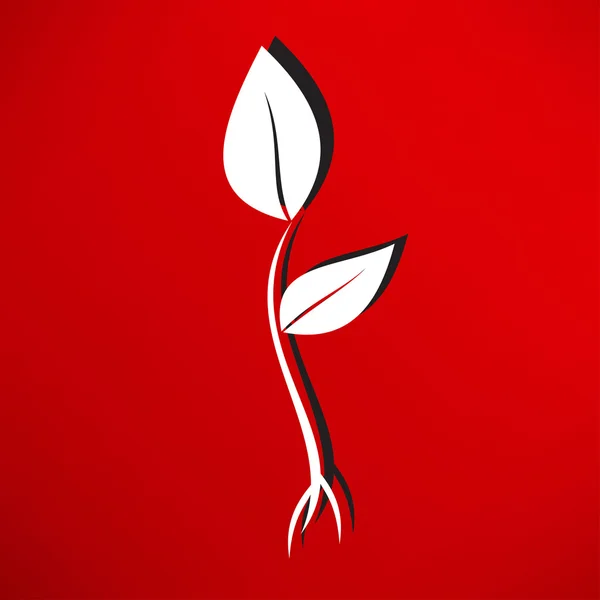 Leaf, plant, flora icon — Stock Vector